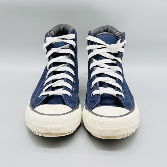 Converse Shoes Womens 8 Blue Canvas Chuck Taylor All Star High Top Sneakers - Picture 3 of 10